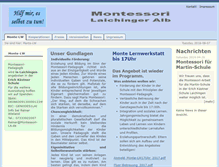 Tablet Screenshot of montessori-la.de